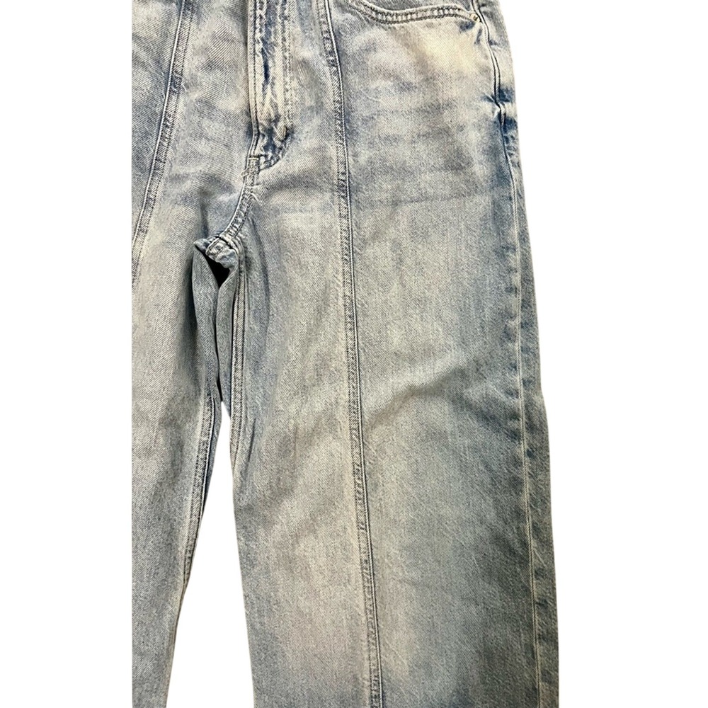 Arizona Jean Co Juniors Sz 11 High Rise Wide Leg Light Wash Jeans - Picture 6 of 8